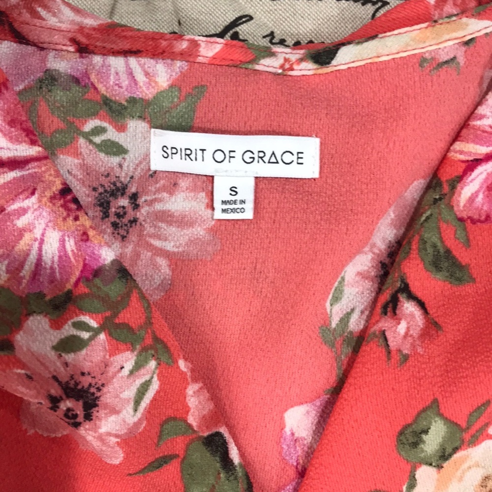 Spirit of Grace Print Wrap Dress - Picture 4 of 7